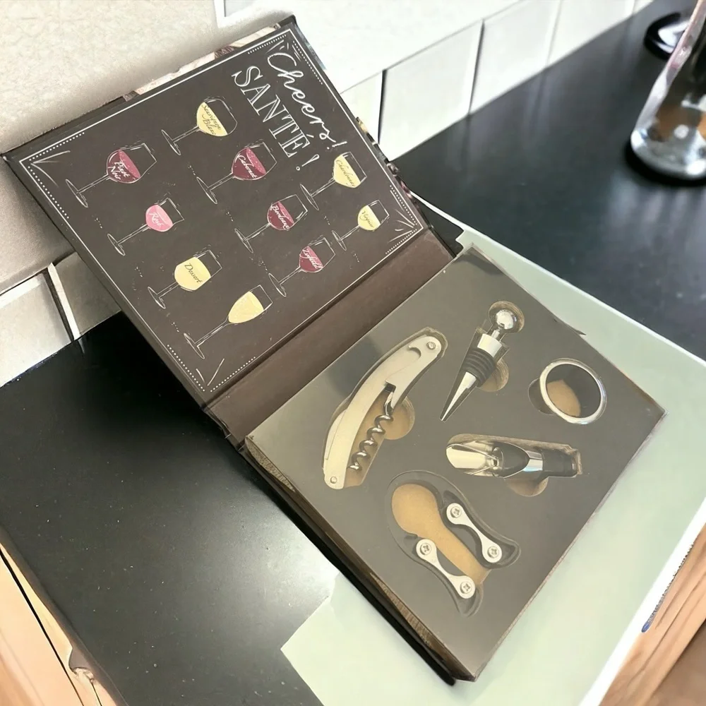 🍇 5-Piece Wine Tool Set - NEW, Unopened with Slight Box Damage 🍷 Wine Opener